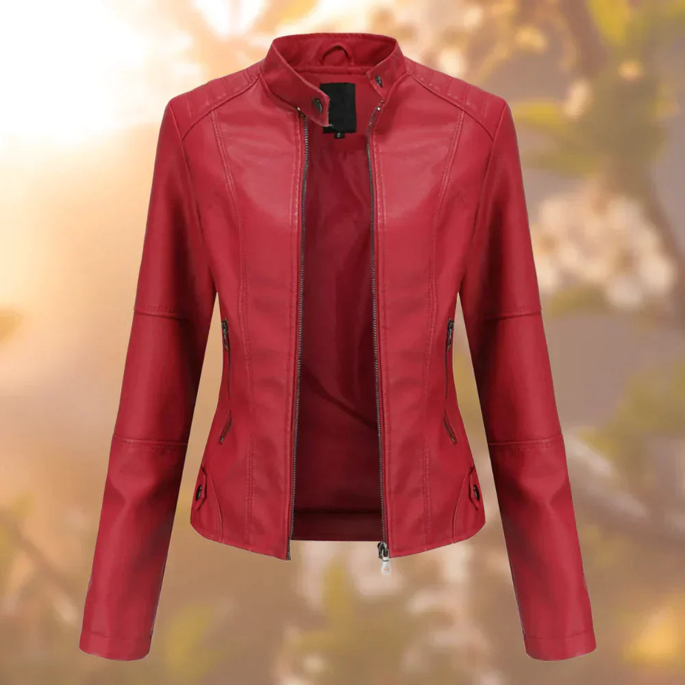 Chaqueta de cuero para mujer - Halle