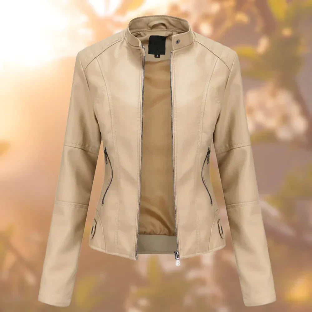 Chaqueta de cuero para mujer - Halle