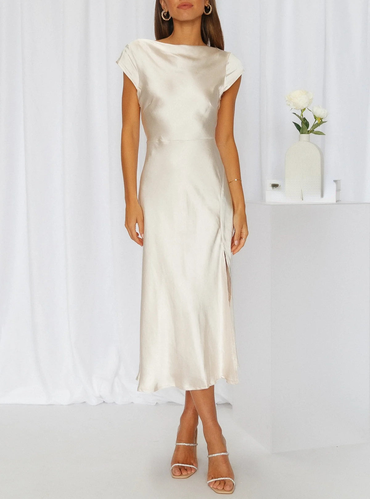 Eliza - Elegante vestido Slik