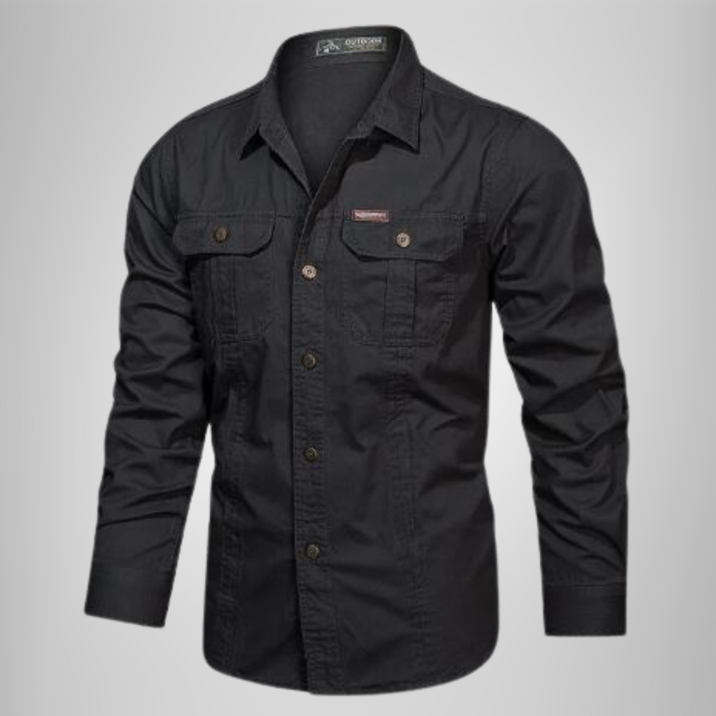 Bertram - Camisa cargo para hombre