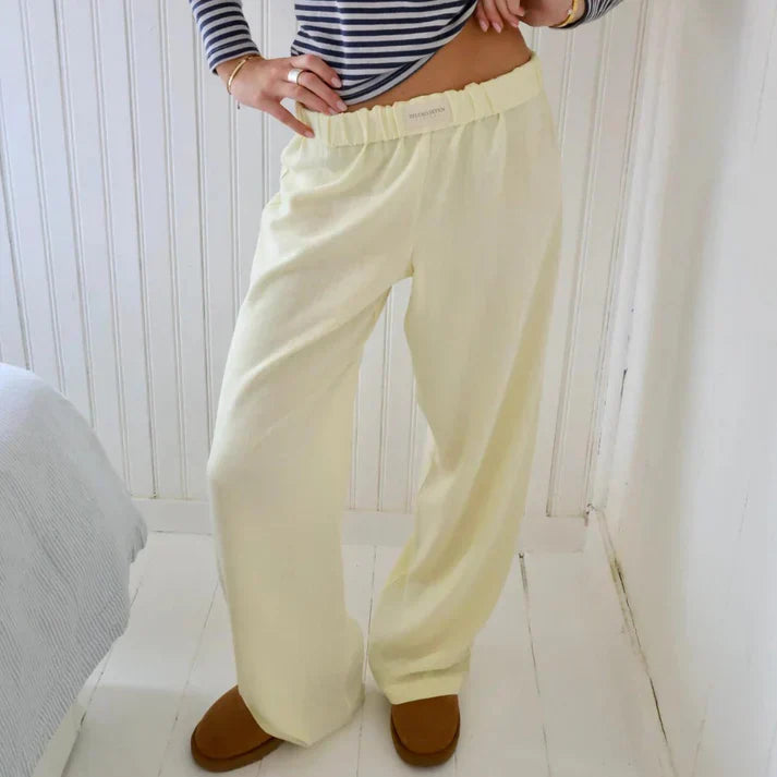 Samantha - Pantalones de lino